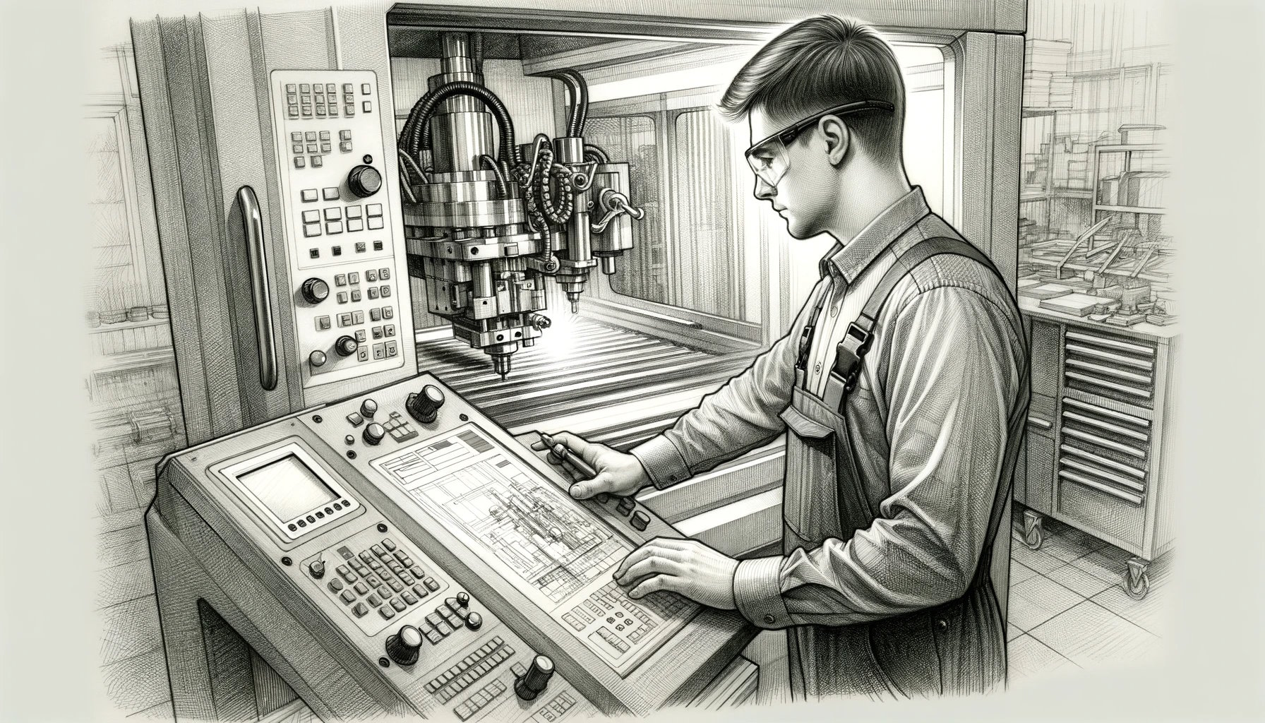 Operator obrabiarek CNC